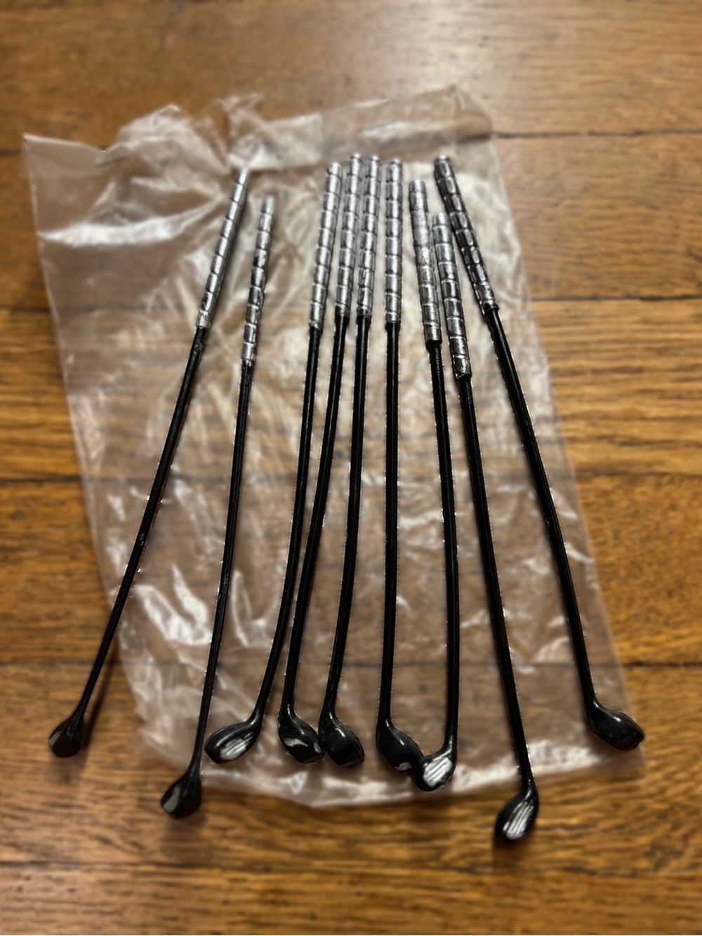 Vintage Golf Club Drink Stirrers / Cake Toppers